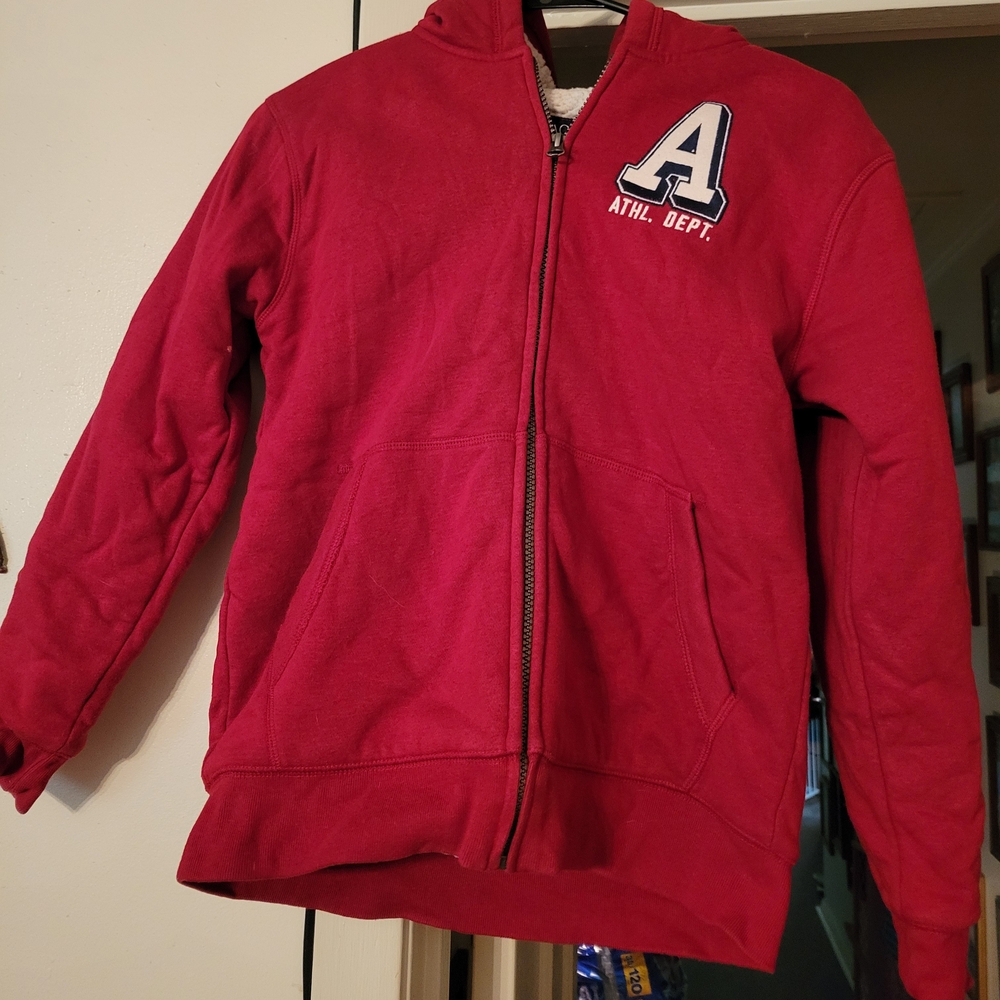 Place Red Athletic Zip-Up Jacket